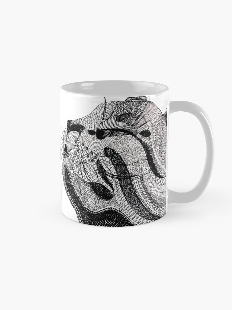Alternate view of Zentangle Cat Mug