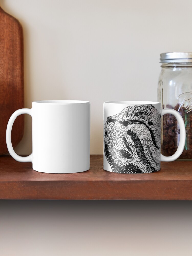 Alternate view of Zentangle Cat Mug