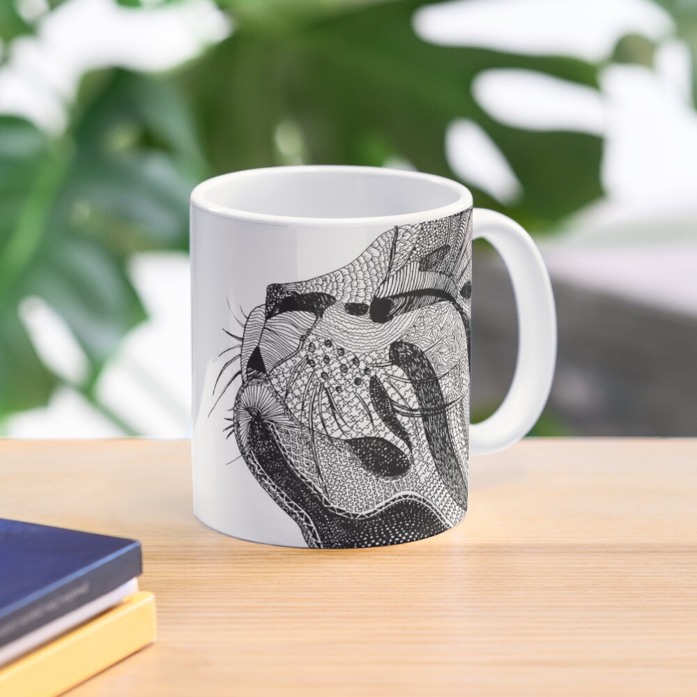 Zentangle Cat Mug