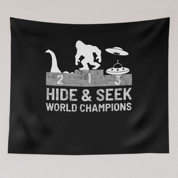 Item preview, Bigfoot UFOs Nessie Hide and Seek World Champion designed and sold by peter2art.