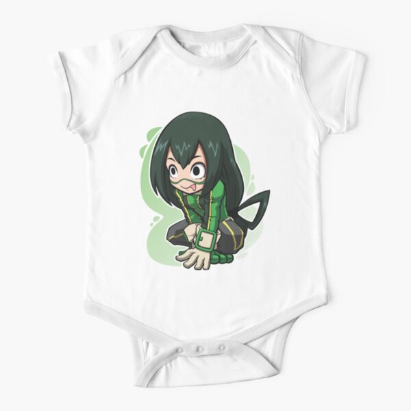 Tsuyu Asui Short Sleeve Baby One-Piece | Redbubble