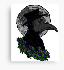 The plague doctor Canvas Print