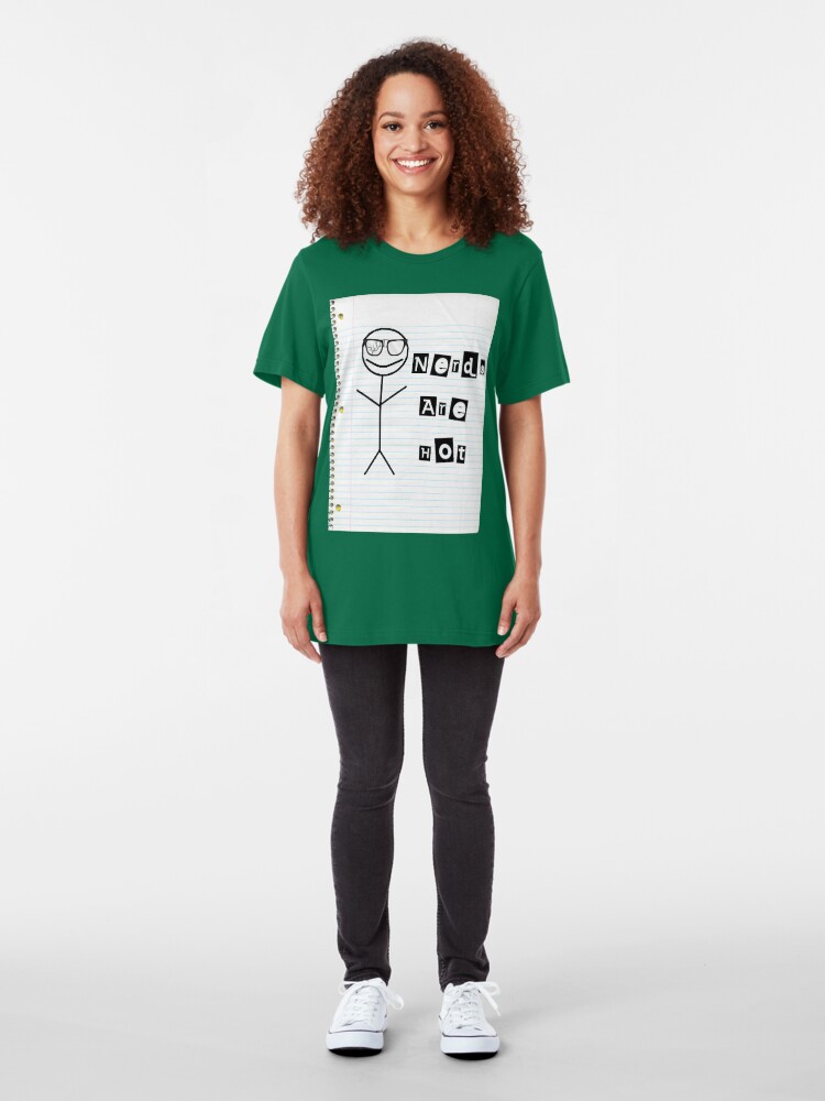 Alternate view of Nerds Are Hot Slim Fit T-Shirt