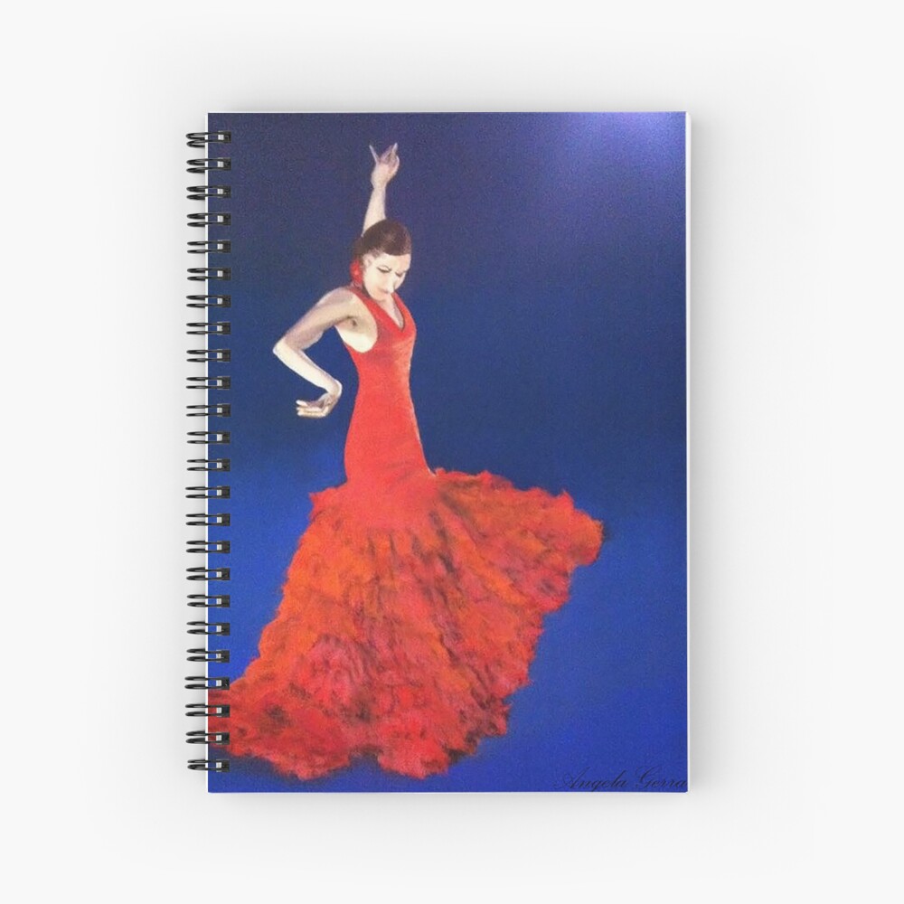 Dramatic Dance Spiral Notebook