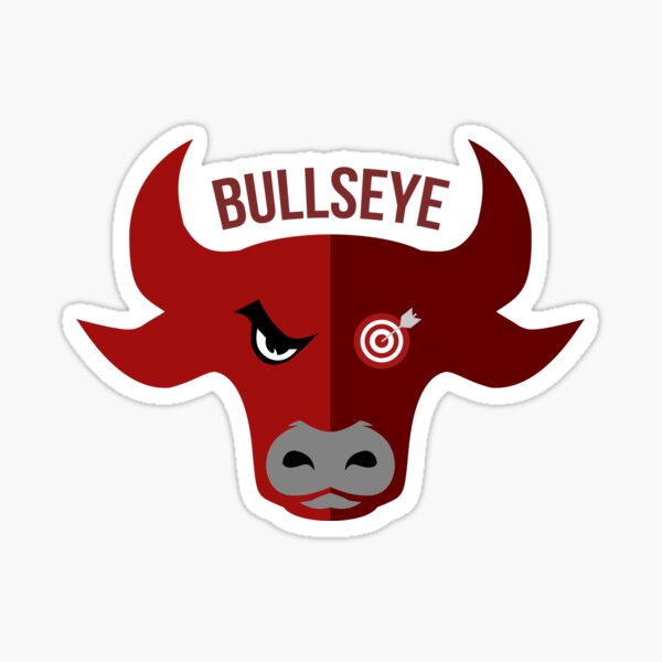 Bullseye - red Sticker