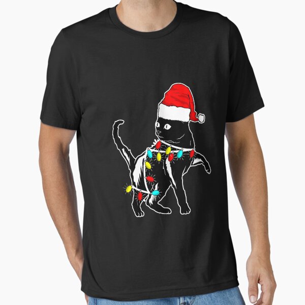 Item preview, Cat Christmas Light T shirt designed and sold by 3familyllc.
