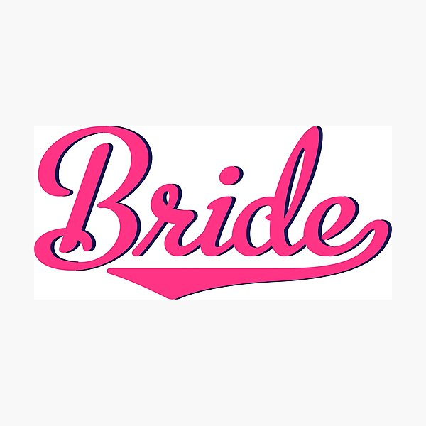 Artikelvorschau, Bride entworfen und verkauft von Vectorqueen.