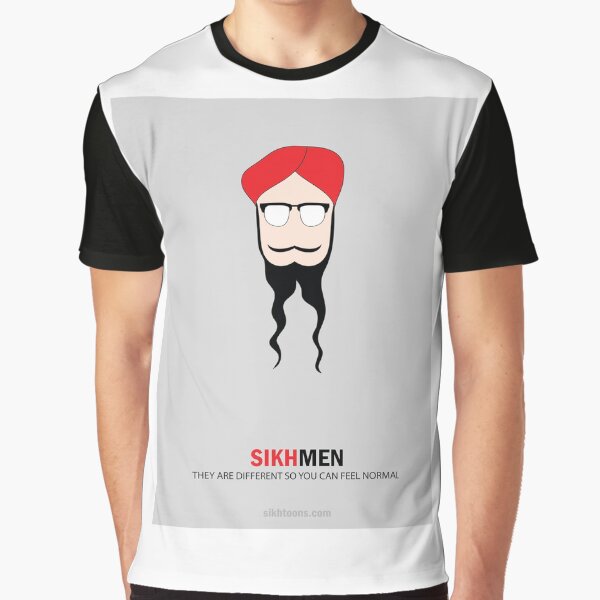 Sikh Men: Making you feel Normal Graphic T-Shirt
