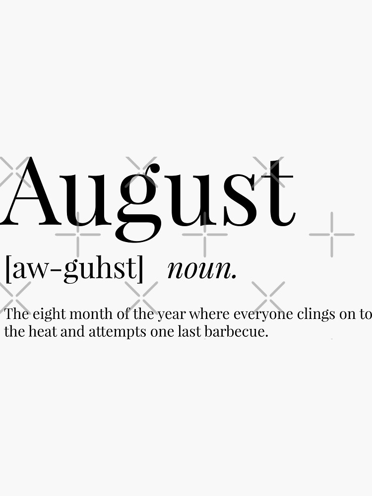 August Definition