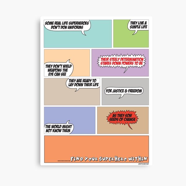 Real Life Superheroes Canvas Print