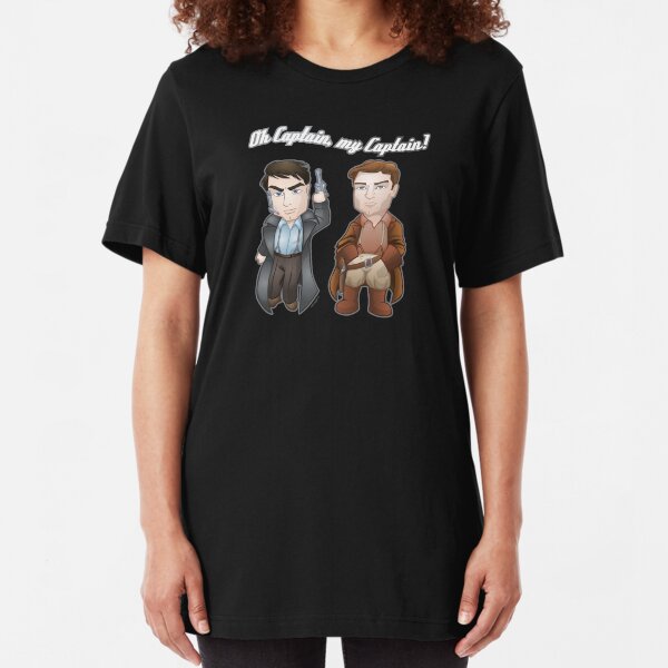 Oh Captain, My Captain! Slim Fit T-Shirt