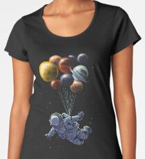Raumfahrt Frauen Premium T-Shirts