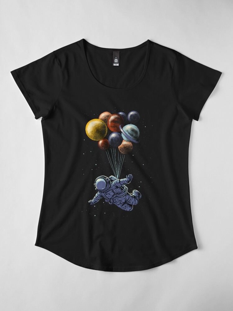 Alternate view of Space Travel Premium Scoop T-Shirt