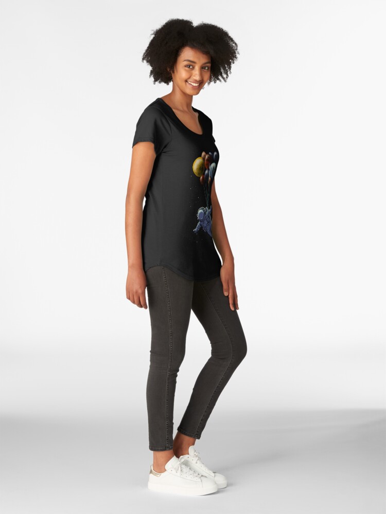Alternate view of Space Travel Premium Scoop T-Shirt