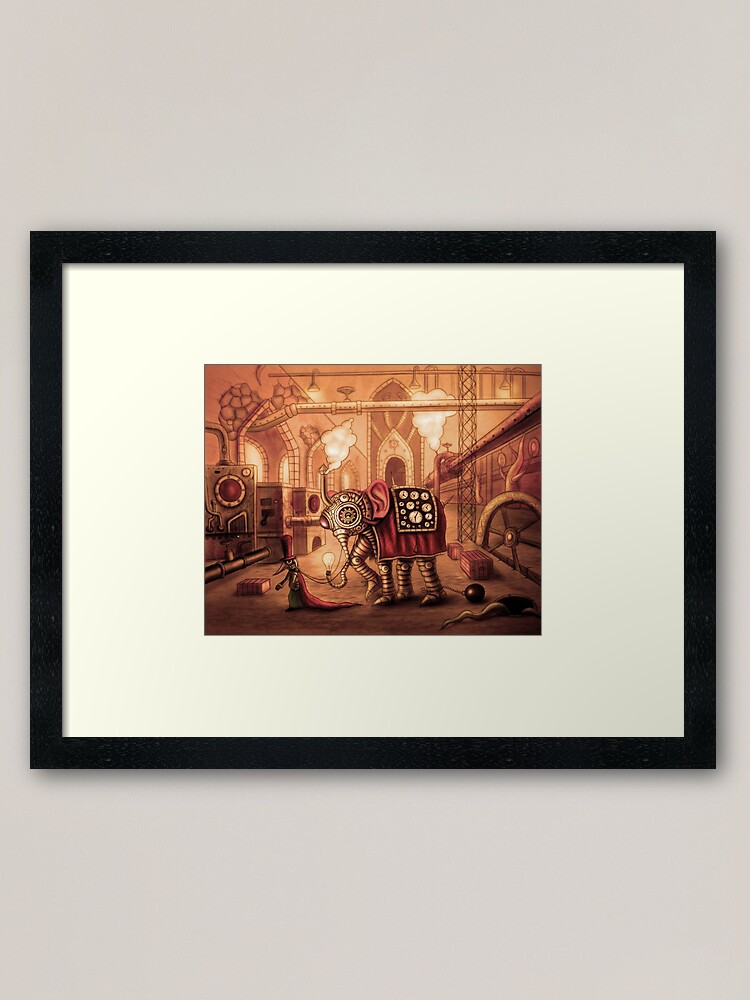 Alternate view of In the factory Framed Art Print