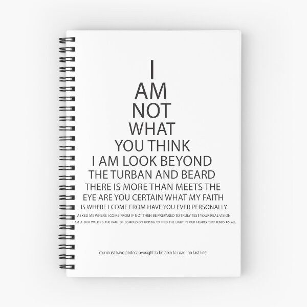 Item preview, Sikh Eye Chart designed and sold by Vishavjit Singh.