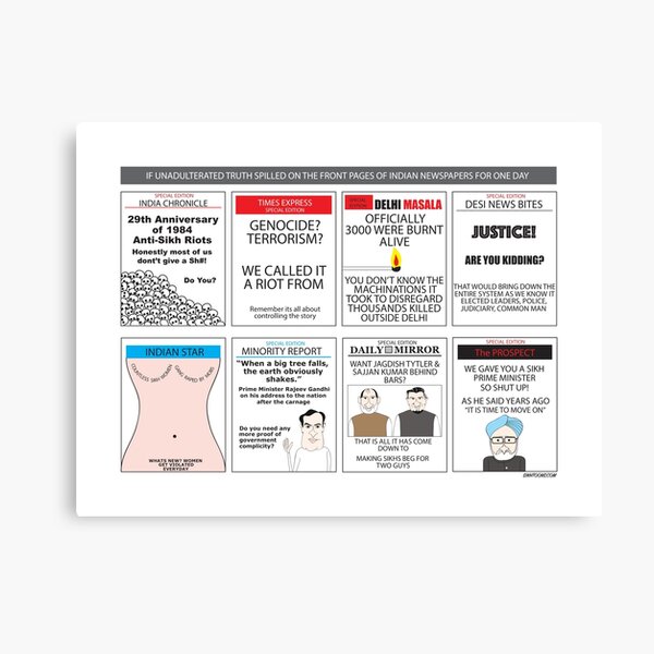 1984 - The Truth Covers Canvas Print