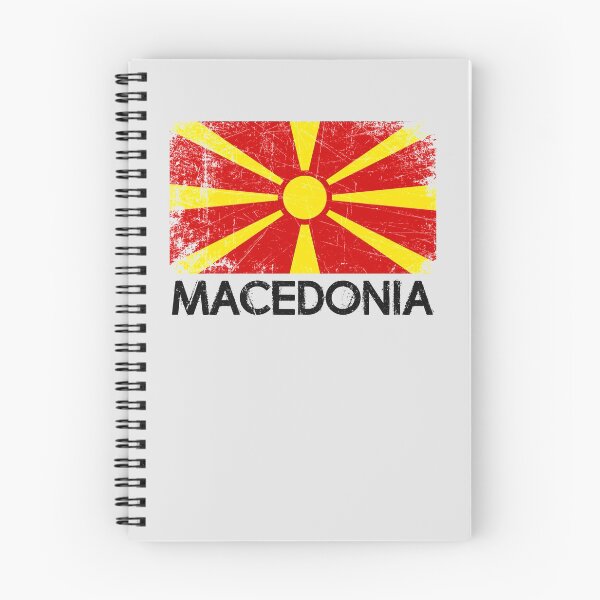 Item preview, Macedonian Flag Design | Vintage Made In Macedonia Gift designed and sold by melsens.