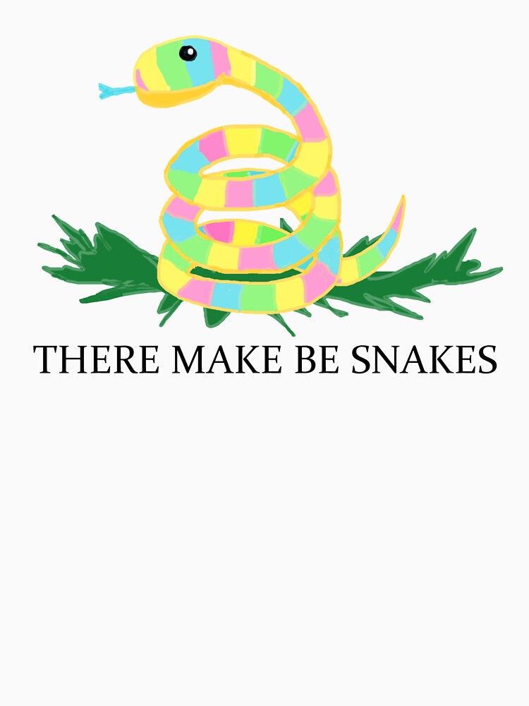Thumbnail 7 of 7, Classic T-Shirt, There Make Be Snakes designed and sold by JennyNicholson.
