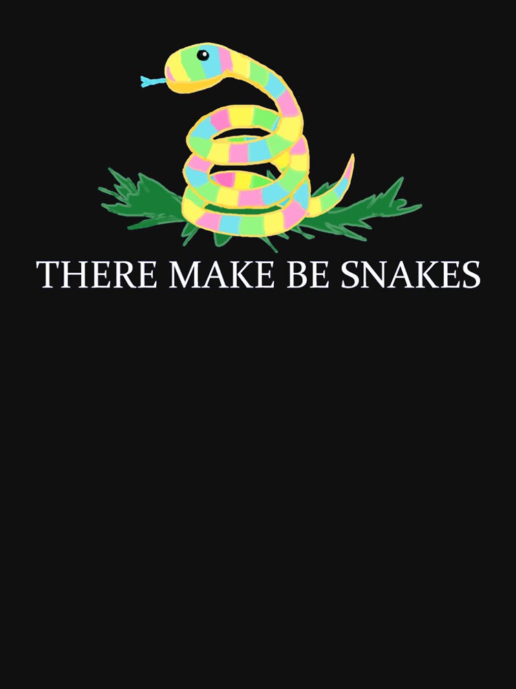 "There Make Be Snakes" T-shirt by JennyNicholson | Redbubble