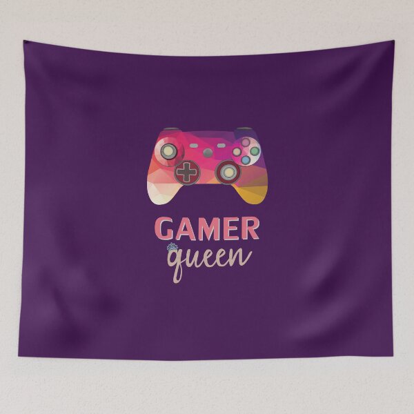 Item preview, Gamer Queen Retro Video Gamer Girl Geek Gaming Funny Gifts designed and sold by Pingestre.