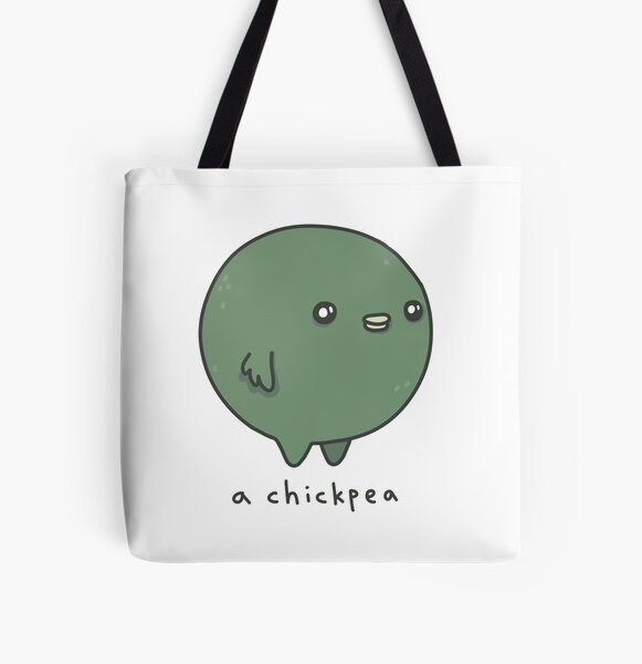 A chickpea All Over Print Tote Bag