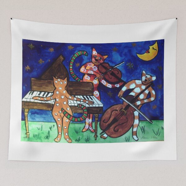 Item preview, Quirky Cat's Orchestra designed and sold by Casimirasart.
