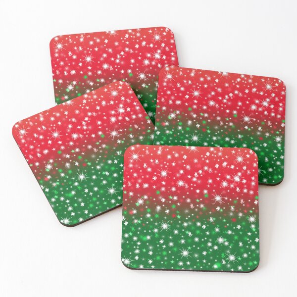 Item preview, Christmas Variegated Red and Green Star Glow designed and sold by Sharon Schwalbe.