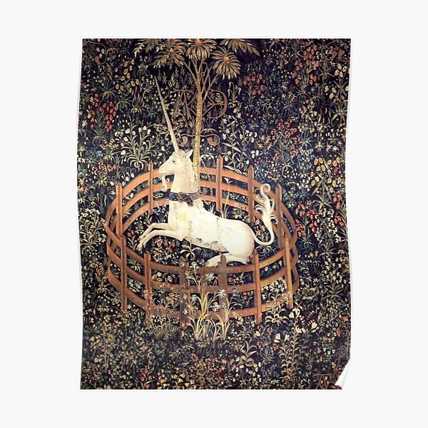 Unicorn In Captivity Poster