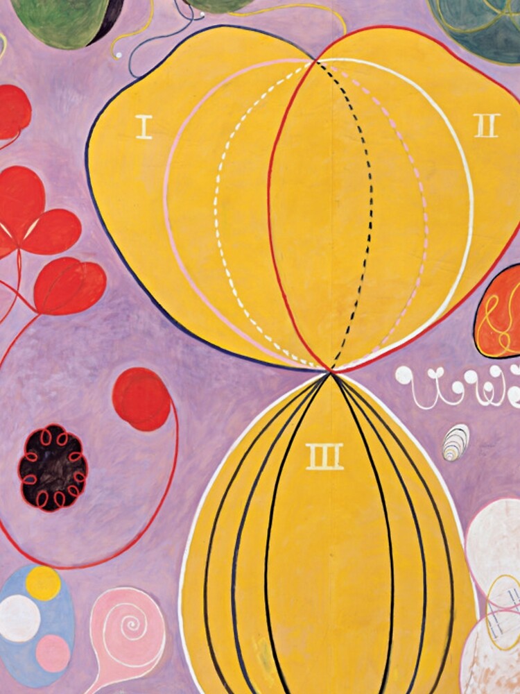 Hilma Af Klint Group IV No 7 The Ten Largest Adulthood by historicalstuff