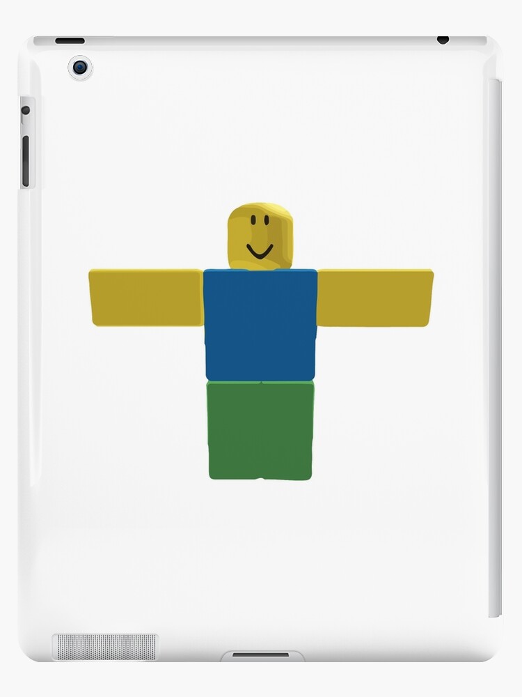 Roblox Noob T Pose Ipad Case Skin By Levonsan Redbubble - how to be a noob skin in roblox on ipad