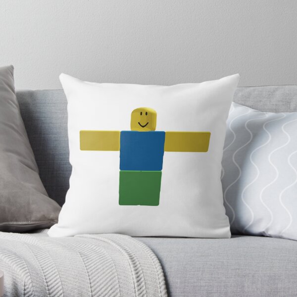 Roblox Noob T Pose Throw Pillow By Levonsan Redbubble - roblox noob t poze throw pillow by smoothnoob