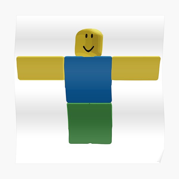 T Pose Posters Redbubble - kermit t pose roblox