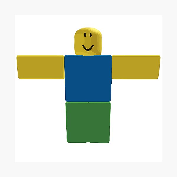 Roblox Meme Wall Art Redbubble - t pose roblox id