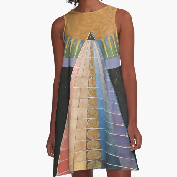 Altarpiece No 1 Group X Hilma Af Klint A-Line Dress