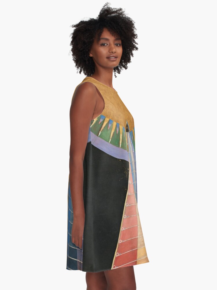 Alternate view of Altarpiece No 1 Group X Hilma Af Klint A-Line Dress