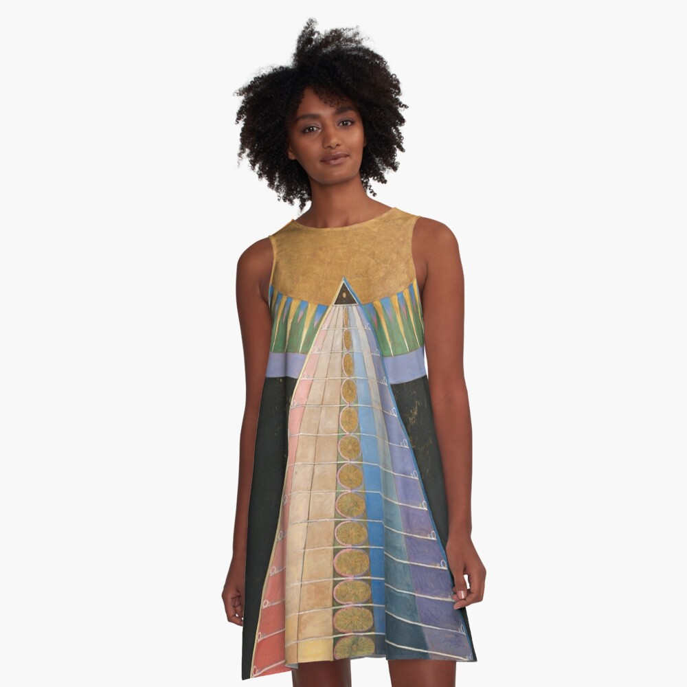 Altarpiece No 1 Group X Hilma Af Klint A-Line Dress