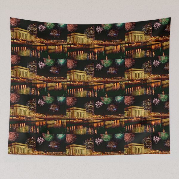 Item preview, Pennsylvania. Philadelphia. Fireworks over 30th Street Station. designed and sold by vadim19.