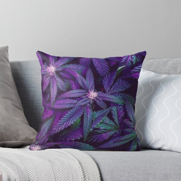 Item preview, Psychedelic Purple Cannabis Marijuana Weed Pot Leaves designed and sold by xpressio.