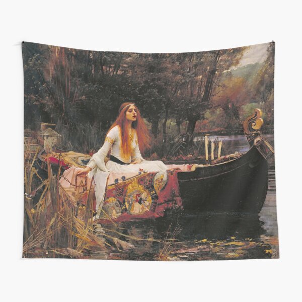 John William Waterhouse Lady Of Shalott Tapestry