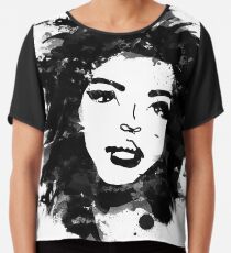 Lauryn Hill (Monochrom) Chiffontop