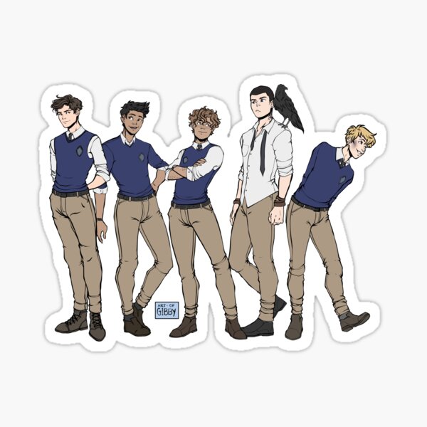 Never Mess With Raven Boys Sticker
