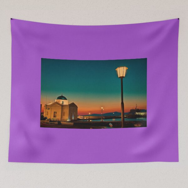Item preview, Greece. Mykonos. Night. Church. designed and sold by vadim19.