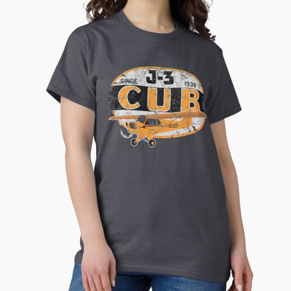 Item preview, J-3 Cub "Since 1938" Classic Airplane Vintage Design designed and sold by RealPilotDesign.