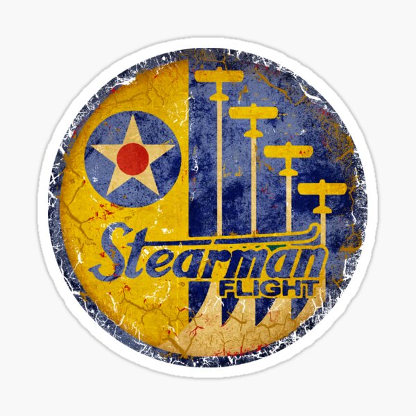 Stearman Wartime Aircraft USA Sticker