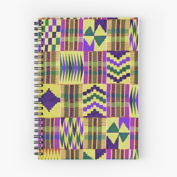 Item preview, Kente Cloth // Blue-Violet & Goldenrod designed and sold by TLTextiles.