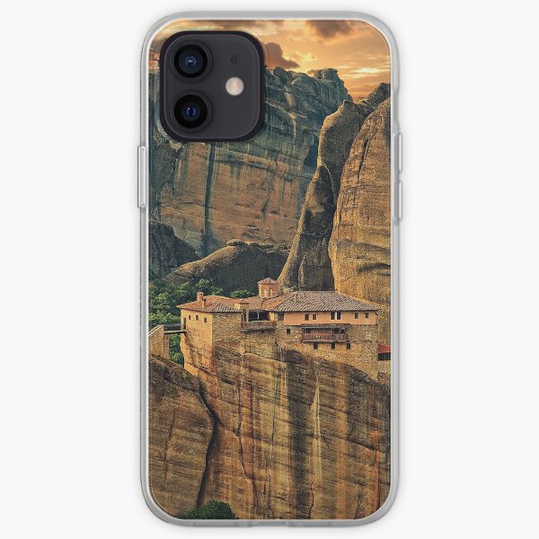 Greece. Meteora. The Holy Monastery of Rousanou/St. Barbara. iPhone Soft Case