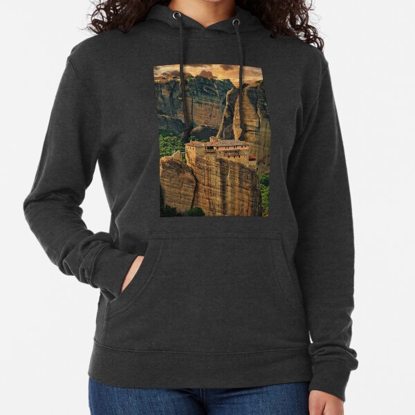 Greece. Meteora. The Holy Monastery of Rousanou/St. Barbara. Lightweight Hoodie