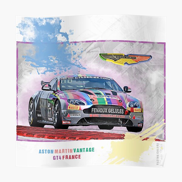 Aston Martin Vantge GT4 Poster