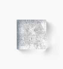 Centennial map poster print wall art, Colorado gift printable, Home and Nursery, Modern map decor for office, Map Art, Map Gifts Acrylic Block